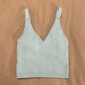 Wild Fable Ribbed Camisole - Light Gray